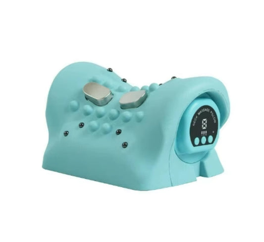 Electric Heated EMS Pulse Cervical Traction Pillow with Six Levels of Heat Neck Massager and Shoulder Stretcher Massage Products